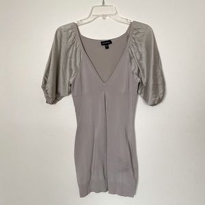 Silver Bebe! Cocktail Dress